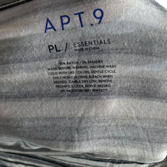 Womens Top Size Large Petite Stripes Casual Everyday Momwear - Picture 5 of 6